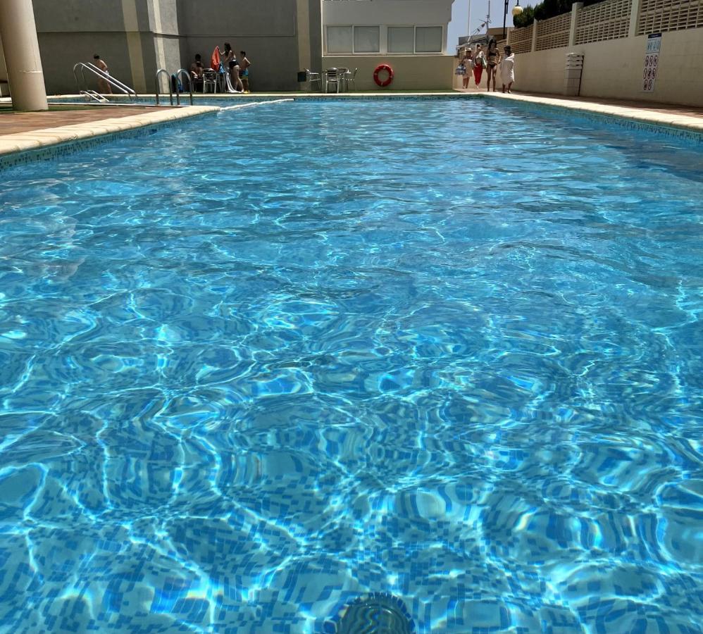 Primera Linea Con Piscina En Calpe Exterior foto