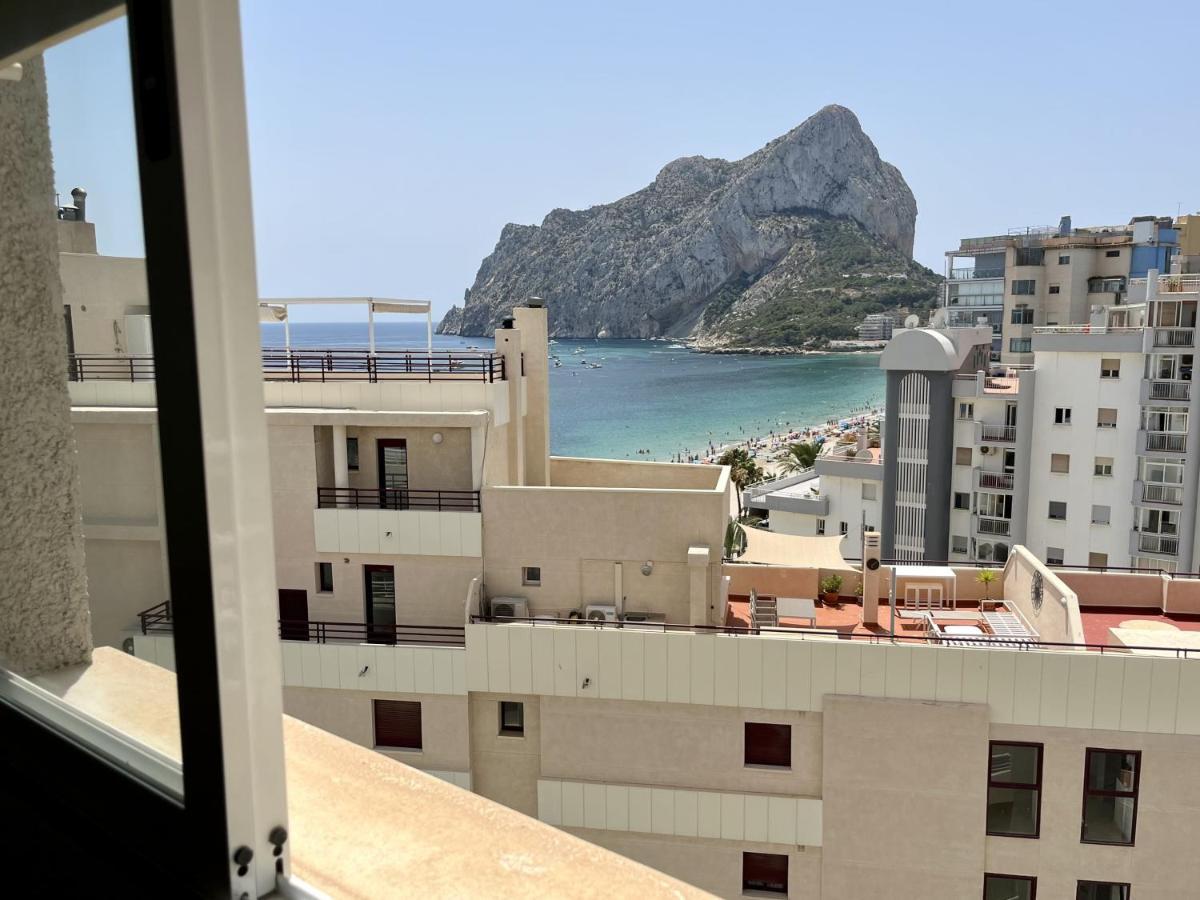 Primera Linea Con Piscina En Calpe Exterior foto