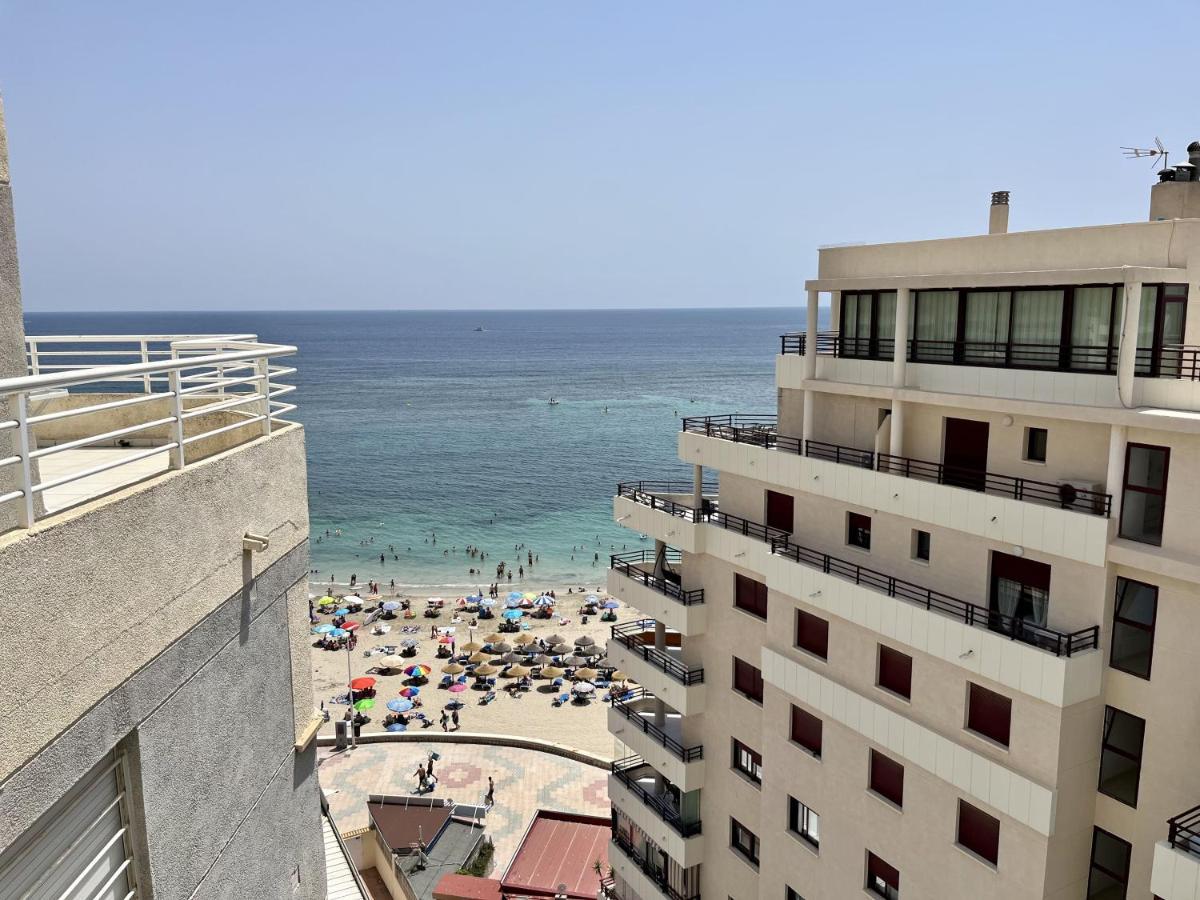 Primera Linea Con Piscina En Calpe Exterior foto