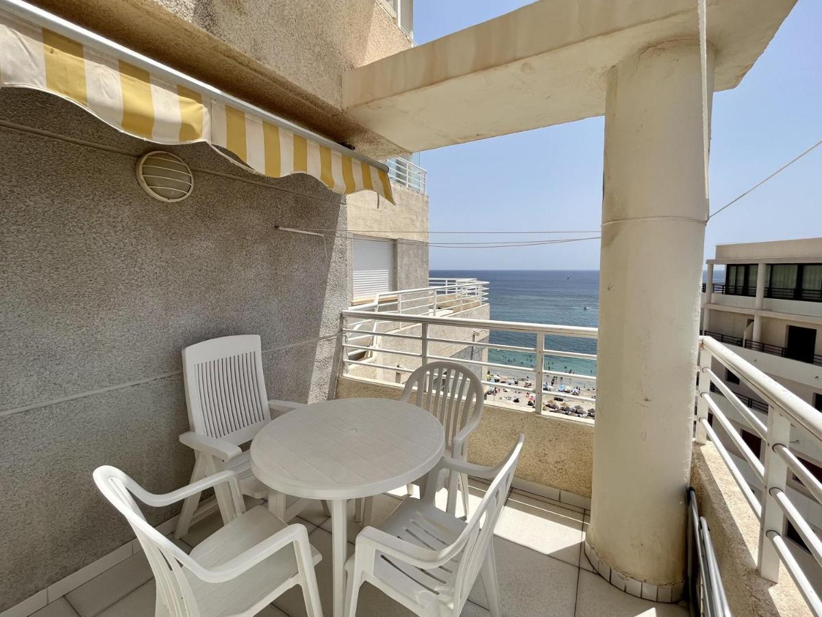 Primera Linea Con Piscina En Calpe Exterior foto