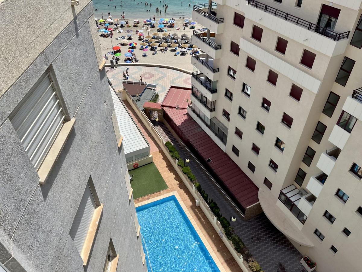 Primera Linea Con Piscina En Calpe Exterior foto