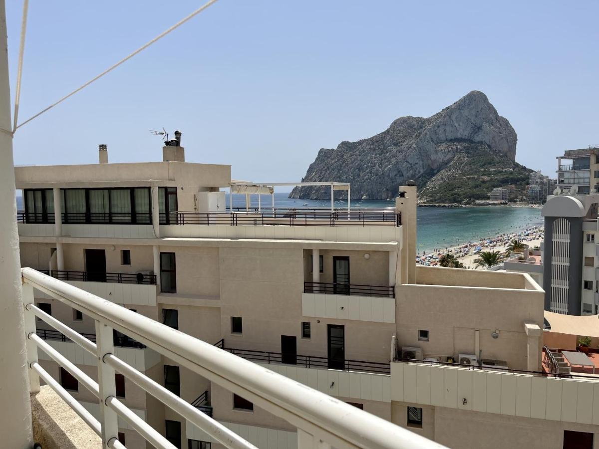 Primera Linea Con Piscina En Calpe Exterior foto